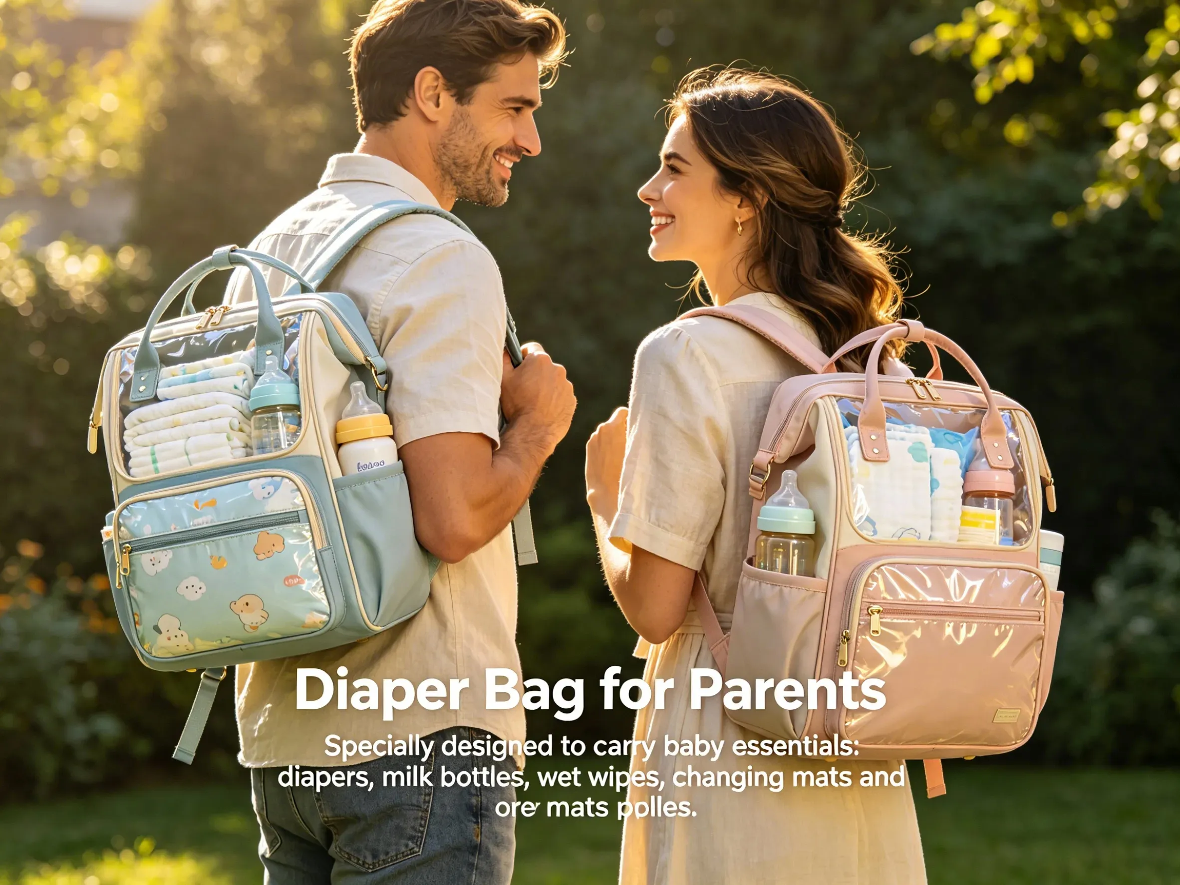 Completed Diaper Bag Tech Pack Ready for Factory Production